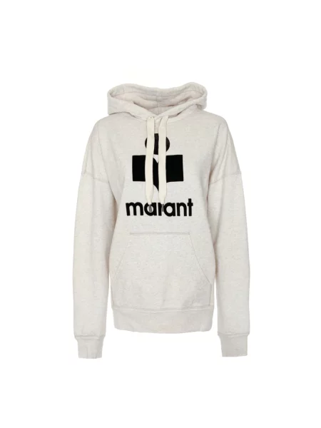 Bluza z kapturem Isabel Marant Etoile biała