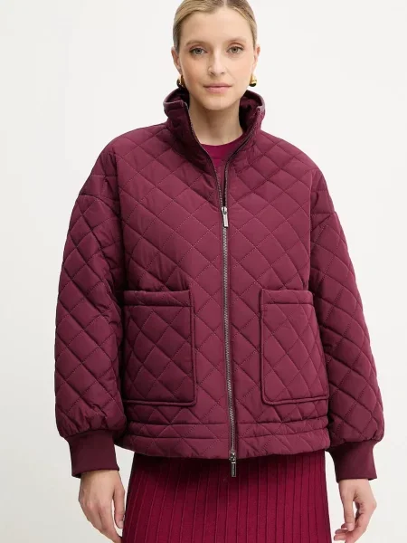 Armani Exchange geacă de tranziție oversize bordo
