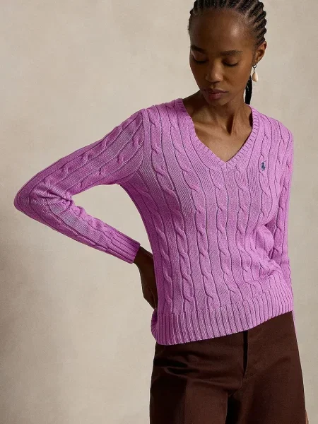 Polo Ralph Lauren pulover pentru femei din violet