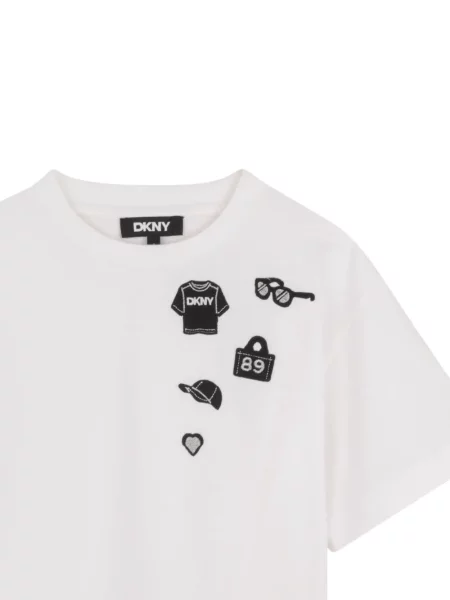 Dětské tričko Dkny bílé
