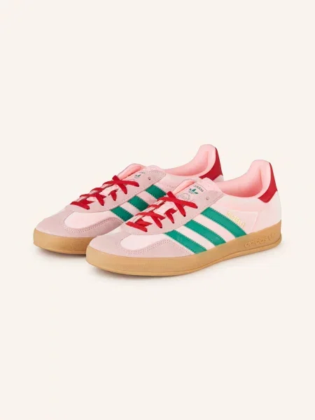 Sneakersy Adidas Originals zamszowe casual różowe