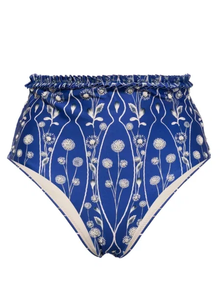 Bikini Agua By Agua Bendita cu model floral cu imagine albastru