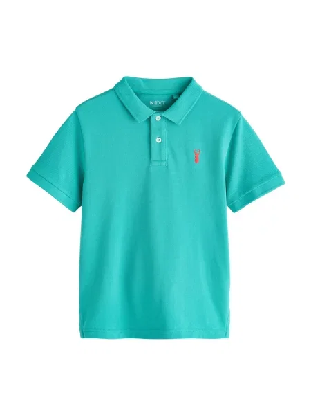 Next Tricou turcoaz / cireș roșu