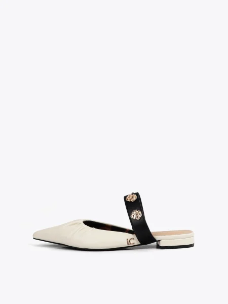 Lola Casademunt Pantofle / offwhite černá