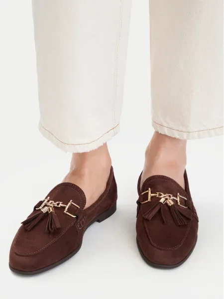 JENNY Loafersy brązowy