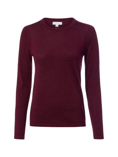 Brookshire Sweter z dzianiny merino Kobiety Wełna lila S