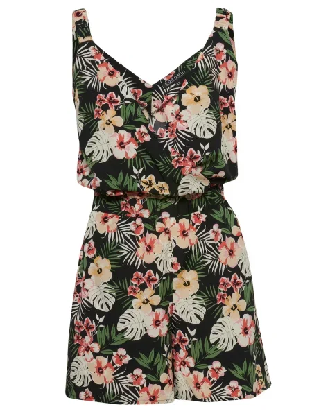 KOROSHI Salopeta verde / roșu deschis / negru alb