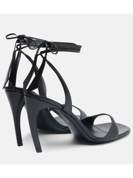 Sandale The Attico din piele negru