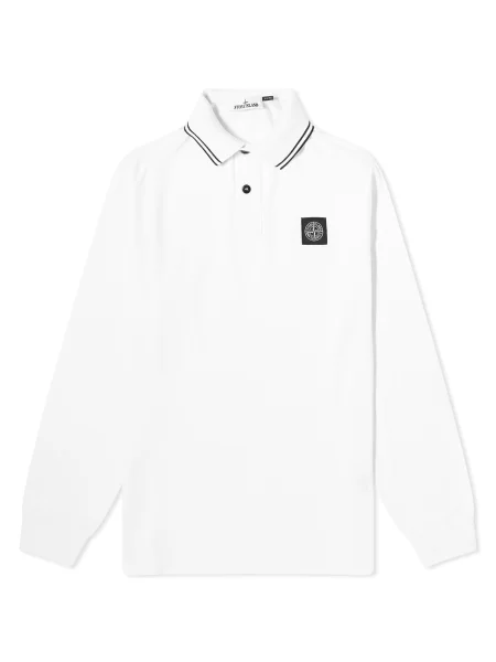 Koszulka polo Stone Island biała