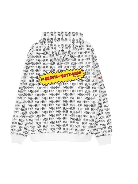 Bluza z kapturem Iuter z kapturem z nadrukiem biała