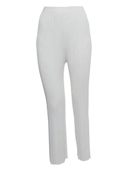 Spodnie Dion Lee z wysoką talią białe