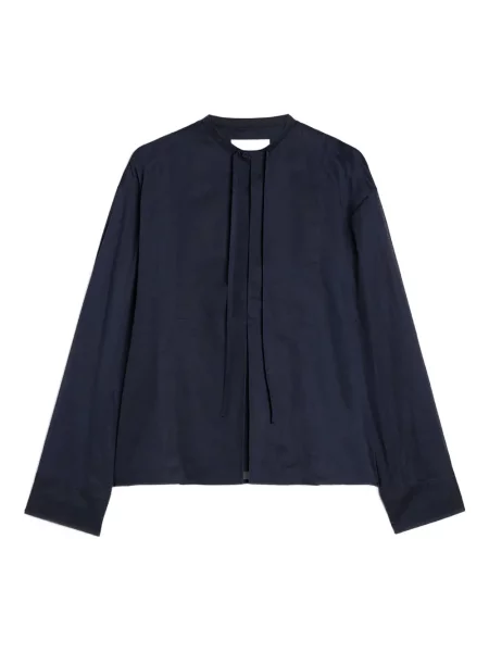Șnur de strângere bluză Jil Sander albastru