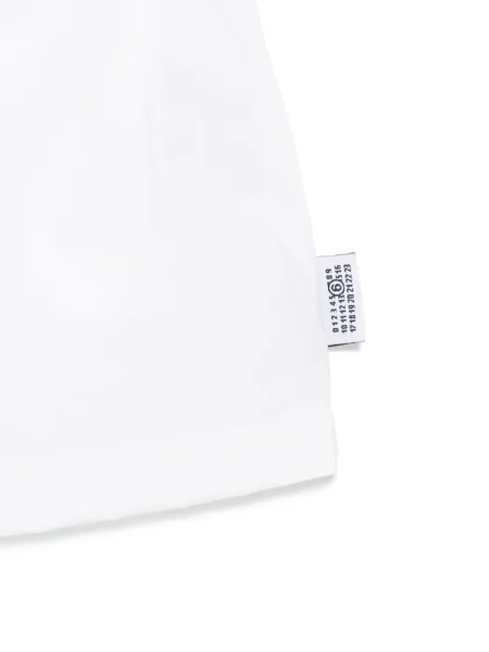 Top dziecięcy Mm6 Maison Margiela biały