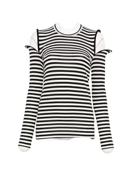 Top Junya Watanabe cu dungi alb