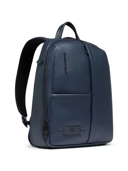 Rucsac Piquadro din piele albastru