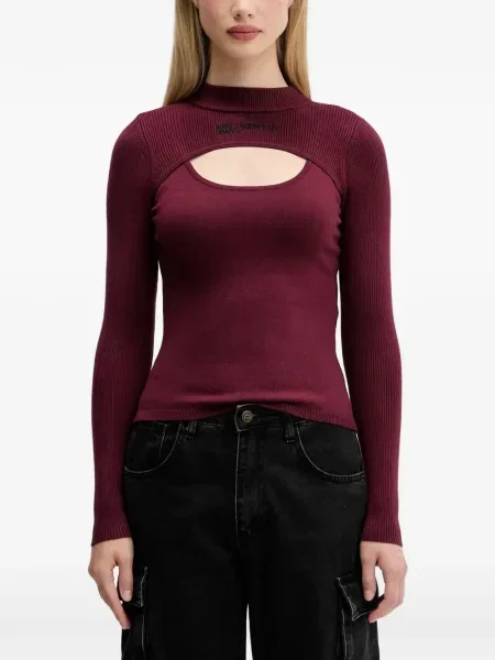 Pulover Karl Lagerfeld Jeans roșu