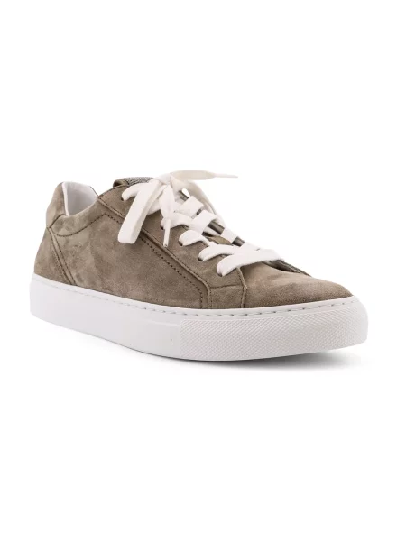 Sneakersy Brunello Cucinelli zamszowe brązowe