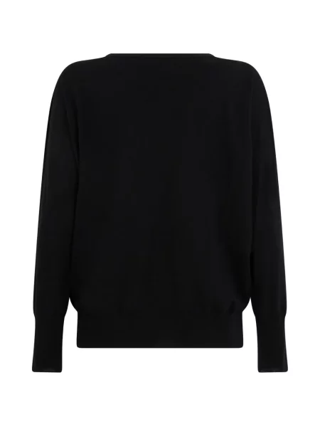 Pulover Slowear tricotate cu decolteu în V negru