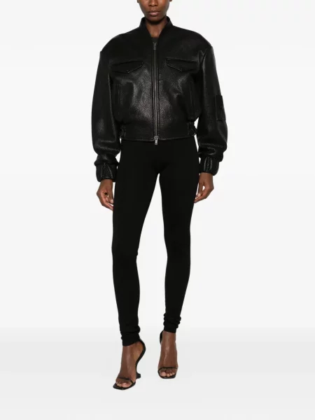Leggings Rick Owens tricotate negru