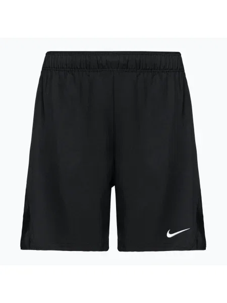 Pantaloni scurți de tenis pentru bărbați Nike Court Dri-Fit Victory 7" black/white alb