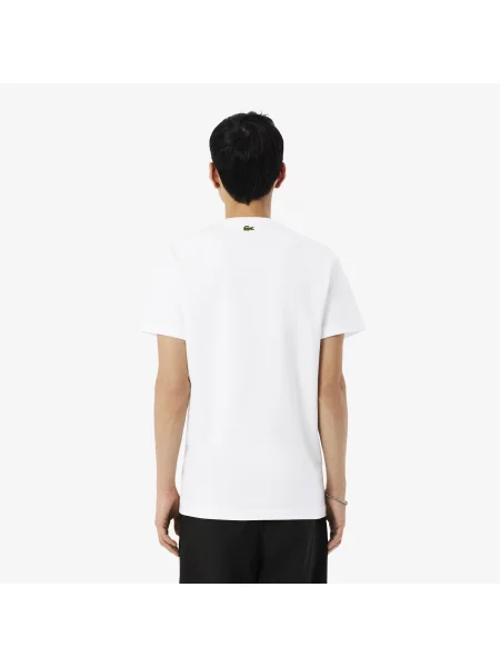 Lacoste T-Shirt Z Nadrukiem biały