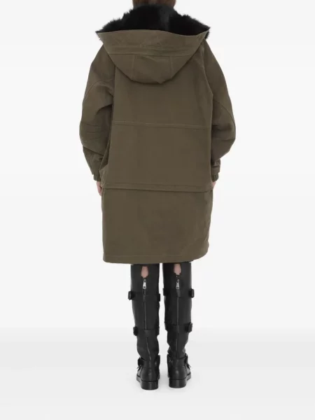 Palton de blană Dolce & Gabbana verde