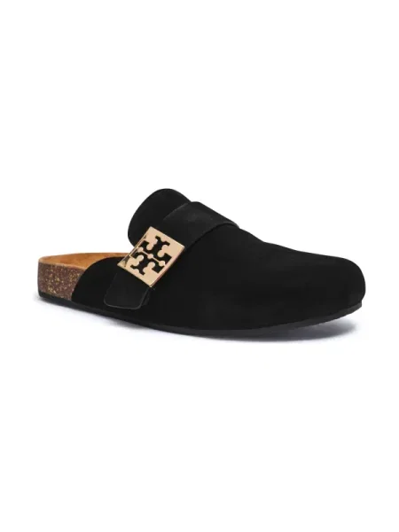 Mules Tory Burch hasítékkal fekete