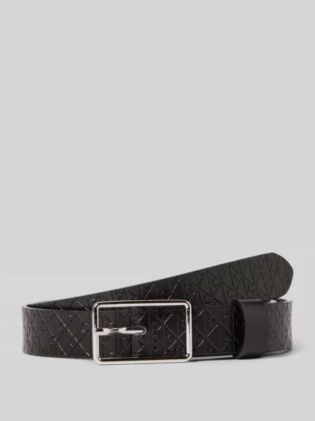 Ze sprzączką Ck Calvin Klein czarny
