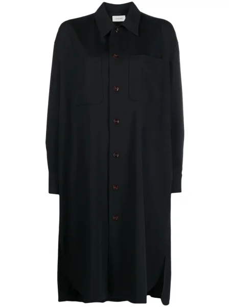 Rochie tip cămașă Lemaire de costum albastru