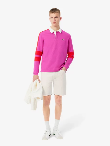 Шорти джинсові Lacoste білий