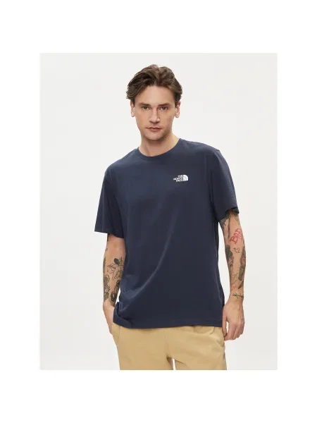 The North Face Póló Simple Dome Regular Fit sötétkék