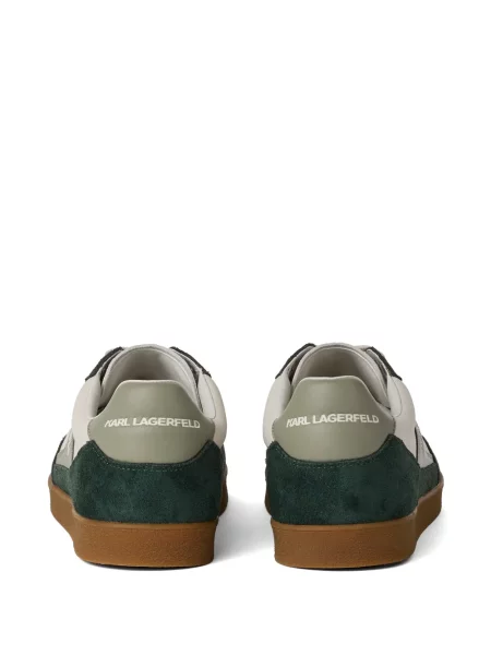 Sneakerși Karl Lagerfeld din piele verde