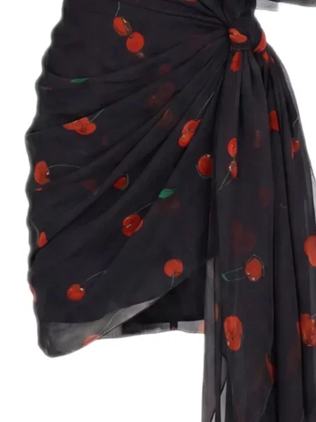 Rochie mini Monse cu imagine negru