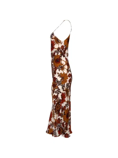 Rochie midi Dodo Bar Or cu model floral cu imagine