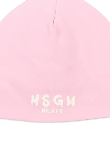 Czapka dziecięca Msgm różowa
