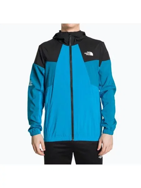 Kurtka przeciwwiatrowa The North Face Ma Wind Track skyline blue/adriatic blue niebieska