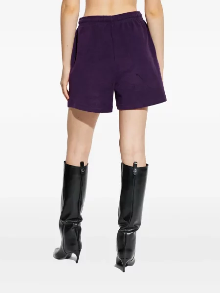 Pantaloni scurți The Attico violet