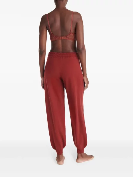 Spodnie Eres do biegania brązowe