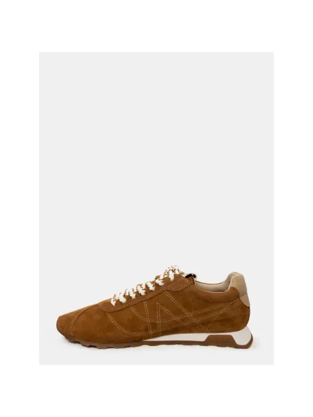 Sneakersy Ash skórzane brązowe