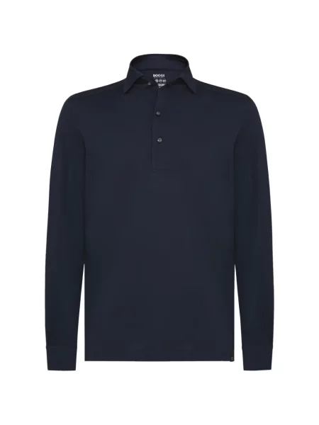 Gulerat tricou polo Boggi Milano albastru