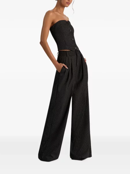 Pantaloni Alice + Olivia negru