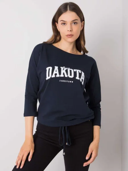 Bluza Fashionhunters modra