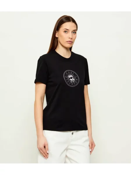 Karl Lagerfeld Tricou Ikon negru