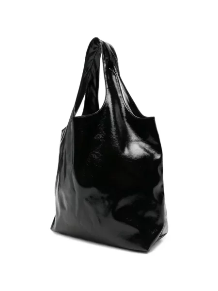 Geantă shopper A.p.c. cu imagine negru