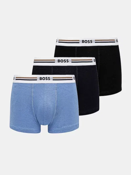 BOSS bokserki Trunk 3P Revive czarne