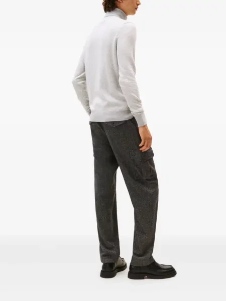 Sweter z golfem Tommy Hilfiger szary