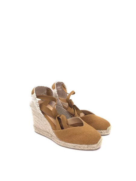 Espadryle Castaner pomarańczowe