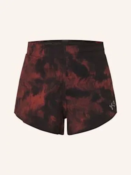 Szorty Do Biegania 2 W 1 orange czarne