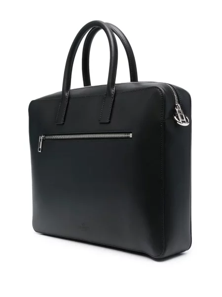 Geantă pentru laptop Valentino Garavani cu imagine negru