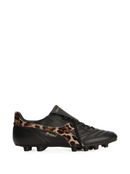 Sneakerși Dolce & Gabbana cu imagine cu model leopard negru